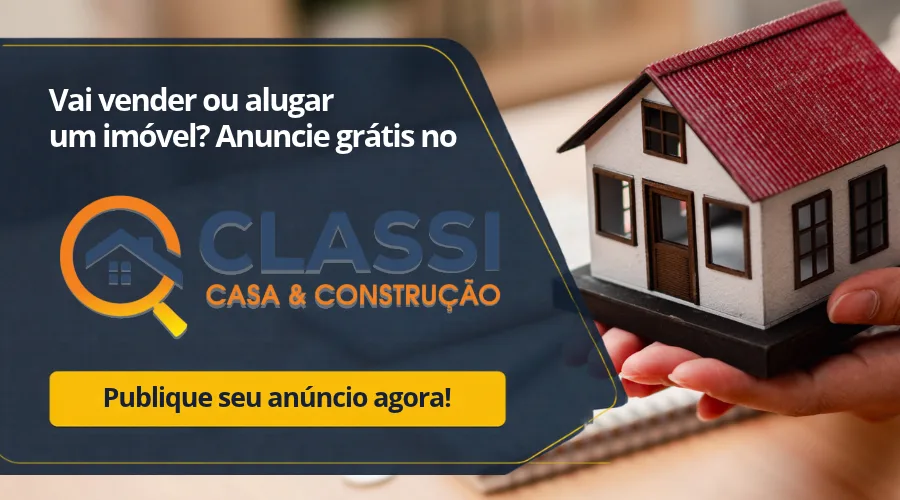 Vender ou alugar? Anuncie grátis no Classi Casa & Construção